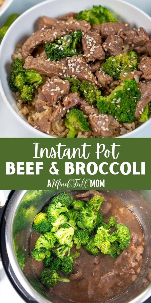 Made with a savory sauce and an inexpensive cut of beef, this Instant Pot Beef and Broccoli is an easy, delicious family meal that is ready in just over 30 minutes! Instead of ordering take-out, this recipe for Instant Pot Beef and Broccoli will hit the spot! By making at home, you can save yourself money, calories, and control the quality of ingredients--in less time than it takes to have take-out delivered!