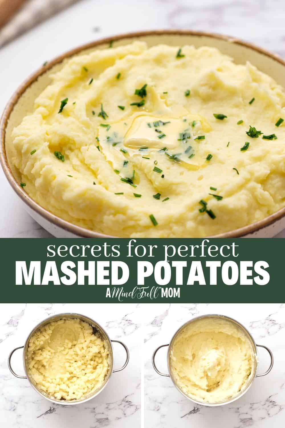 Are you looking for creamy, light, fluffy mashed potatoes? Grab these 5 tips and you are guaranteed to have perfect mashed potatoes. This is the recipe you need for the creamiest, dreamiest mashed potatoes! Perfect for holiday meals and of just a family dinner.