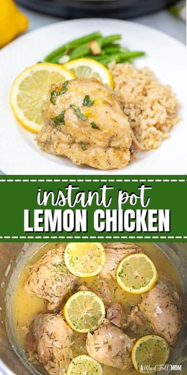 When you are looking for an easy recipe for chicken breasts or chicken thighs, this Instant Pot Lemon Chicken fits the bill! Instant Pot Lemon Garlic Chicken is a simple, easy recipe for chicken thighs or chicken breasts that is packed full of flavor. Ready in less than 30 minutes, the chicken cooks up to tender perfection in a delicious lemon garlic sauce. 