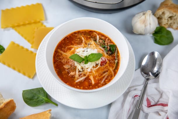 The Best Instant Pot Lasagna Soup Recipe | A Mind 