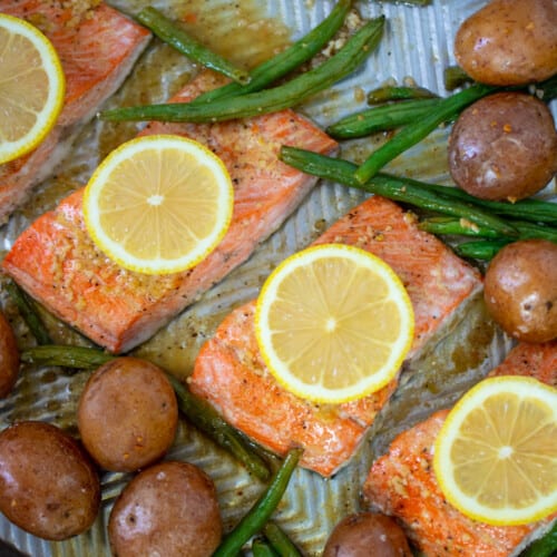 Honey Garlic Salmon with Vegetables | A Mind 