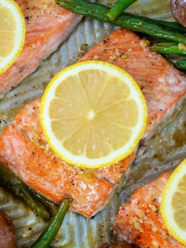 Honey Garlic Salmon Dinner