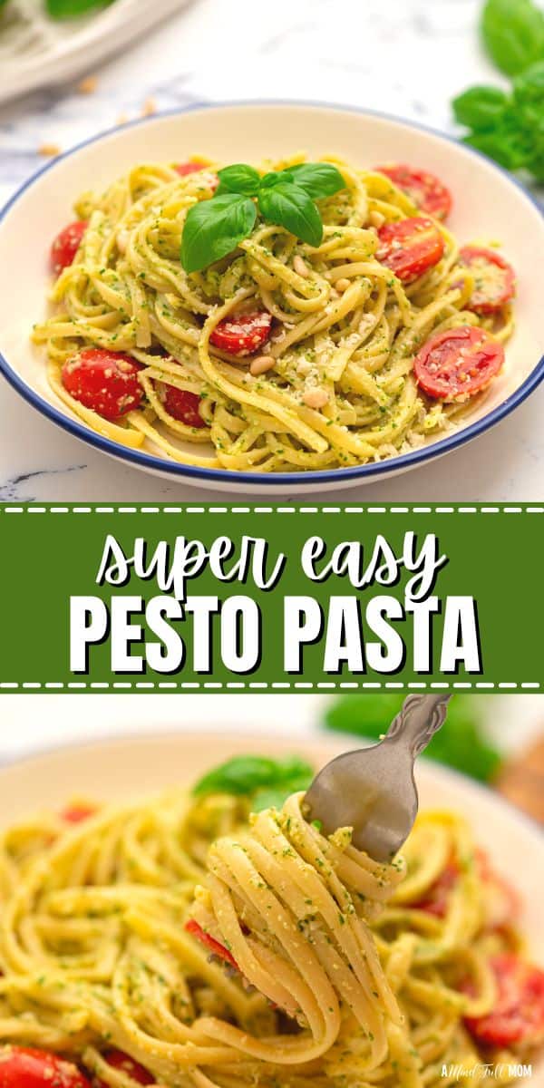If you are looking for a quick and easy dinner recipe, look no further than this bold and flavorful recipe for Pesto Pasta! Made with tender pasta and vibrant homemade pesto, this 20-minute dinner recipe is packed with intense flavor. 