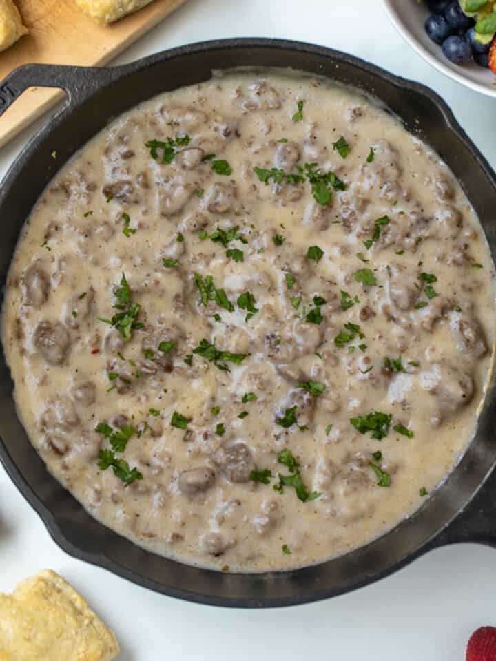 Homemade Sausage Gravy {An Easy Southern Recipe}