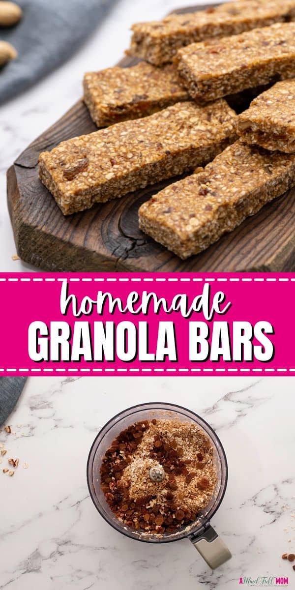 With only a handful of wholesome ingredients and 5 minutes of prep, you can easily make soft and chewy homemade granola bars that taste better than any store-bought granola bar on the market. 