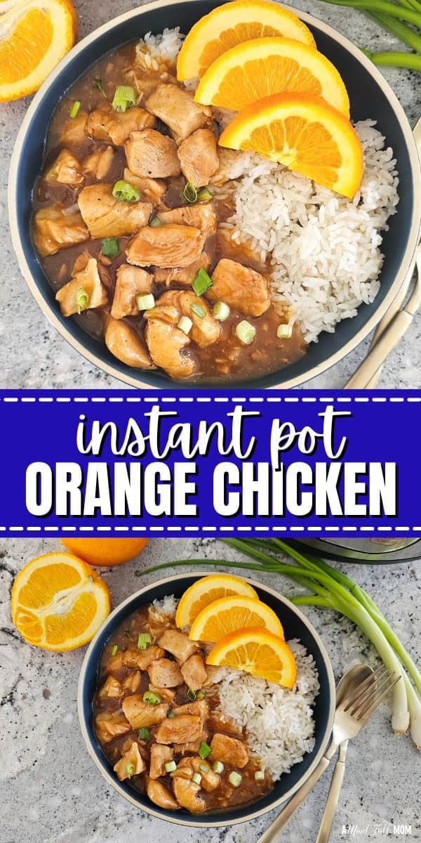 Instant Pot Orange Chicken is a flavor-packed chicken dinner made in less than 30 minutes! Made with tender chunks of chicken and a sweet and savory citrus sauce, this healthier spin on a popular Chinese take-out dish is sure to be a family favorite!
