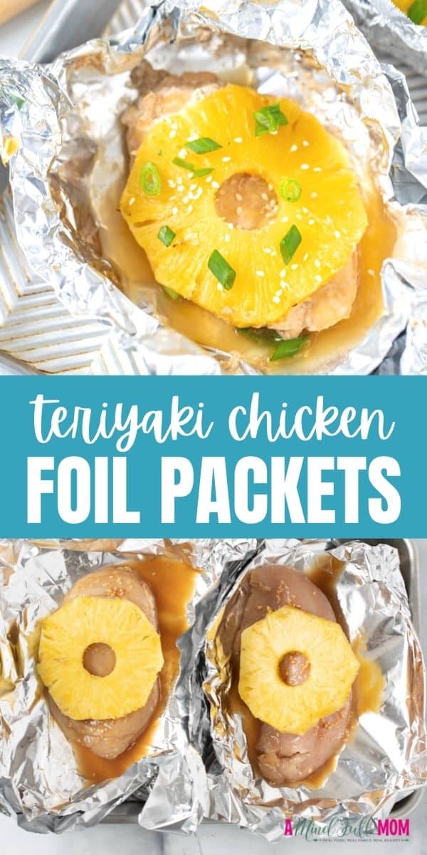 Chicken Foil Packets make dinner a breeze with essentially no clean-up! This recipe for foil packets features Teriyaki Chicken marinated in a homemade teriyaki sauce and then is grilled or baked for an easy and delicious meal. 