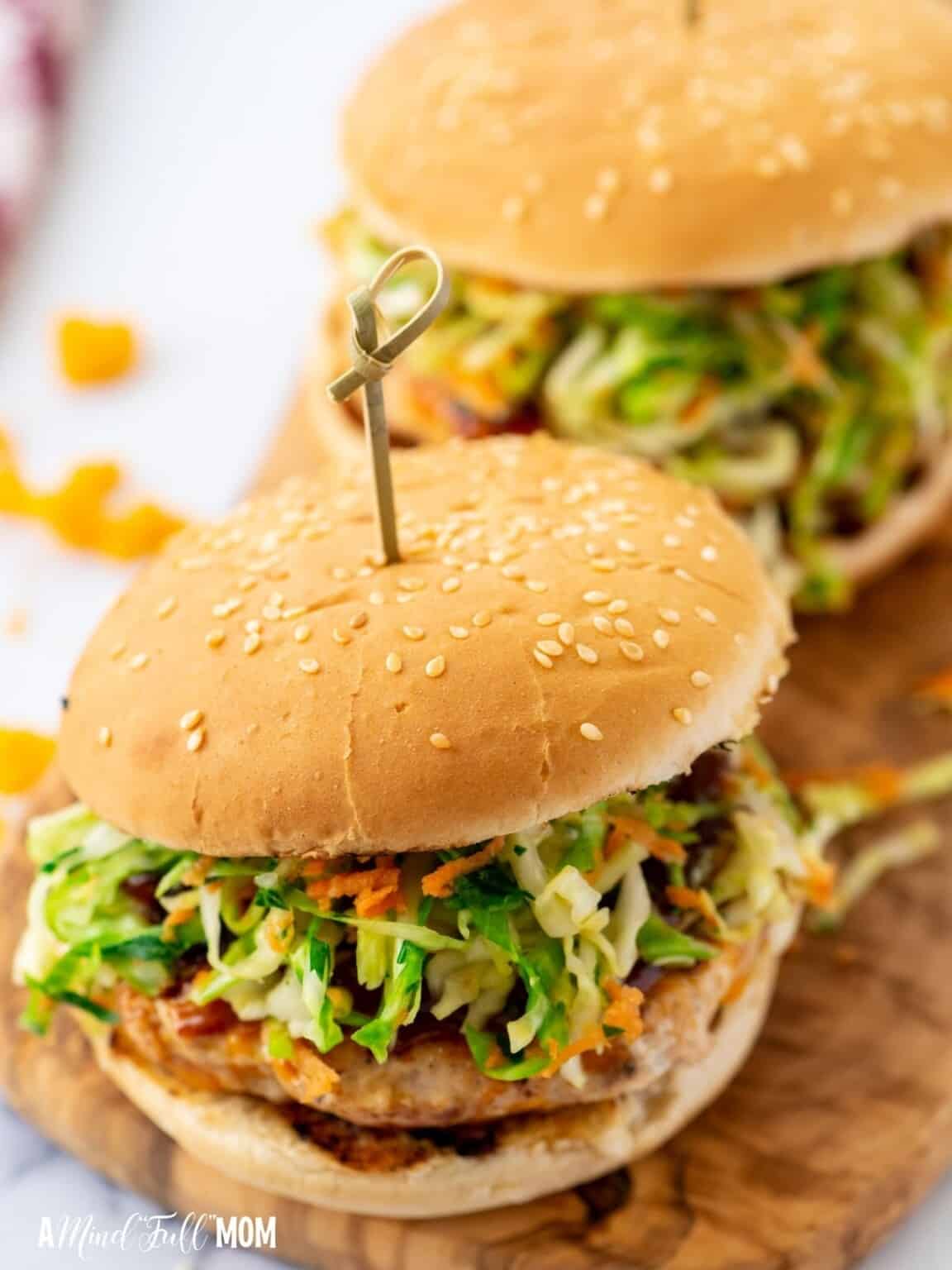 The Best Ground Chicken Burger | A Mind "Full" Mom