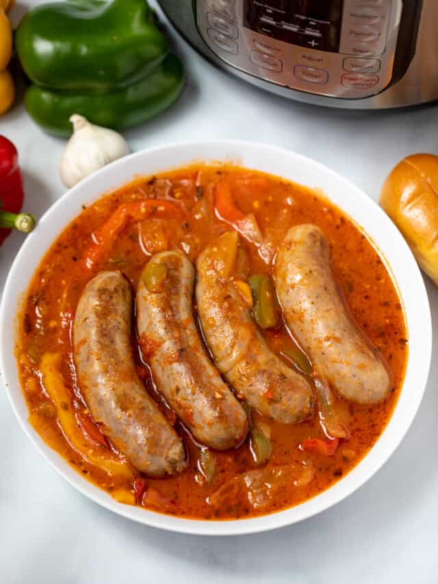 Instant Pot Sausage and Peppers