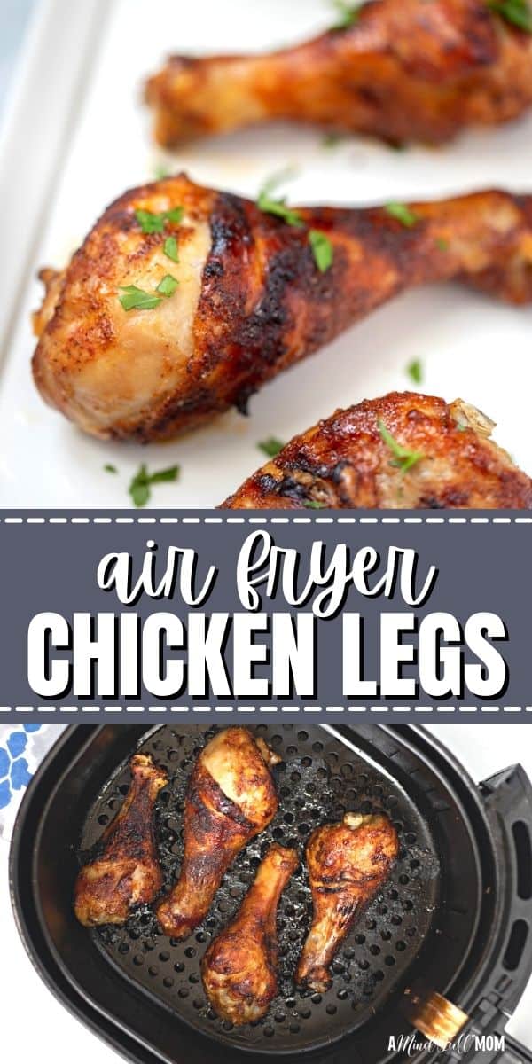 Air Fryer Chicken Legs are made with a flavorful dry rub and air-fried until the skin is crispy while the chicken remains juicy and tender. Seriously the BEST way to enjoy chicken legs and so easy!!