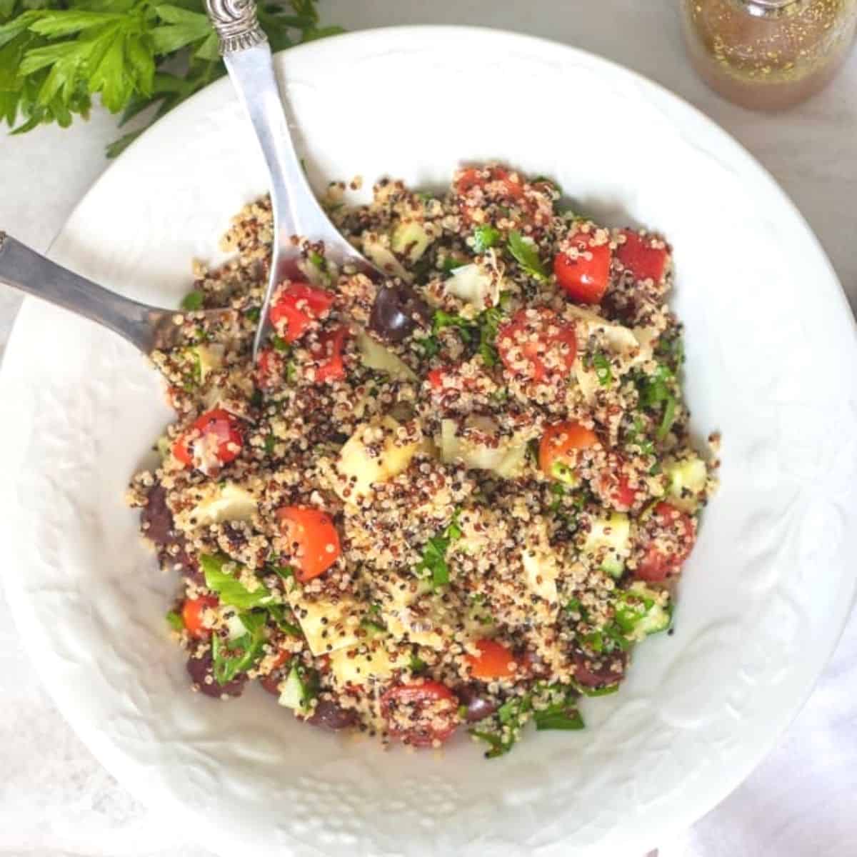 Greek Quinoa Salad | A Mind 