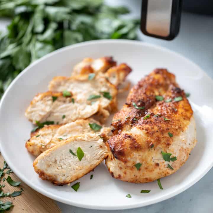 Air Fryer Chicken Breast Recipe with Homemade Spice Rub