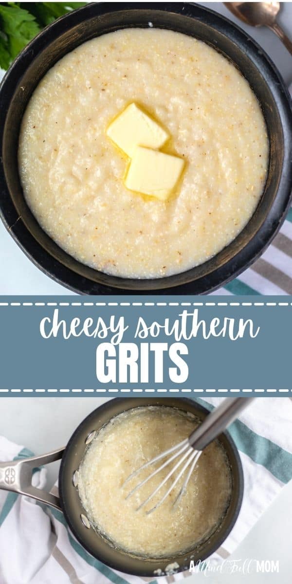 This easy recipe for creamy grits is a classic southern staple. Made with stone-ground grits, butter, and cheese, these cheesy grits are sure to become a family favorite! These Cheese Grits are the perfect finishing touch on a comforting breakfast or make a delicious side dish.