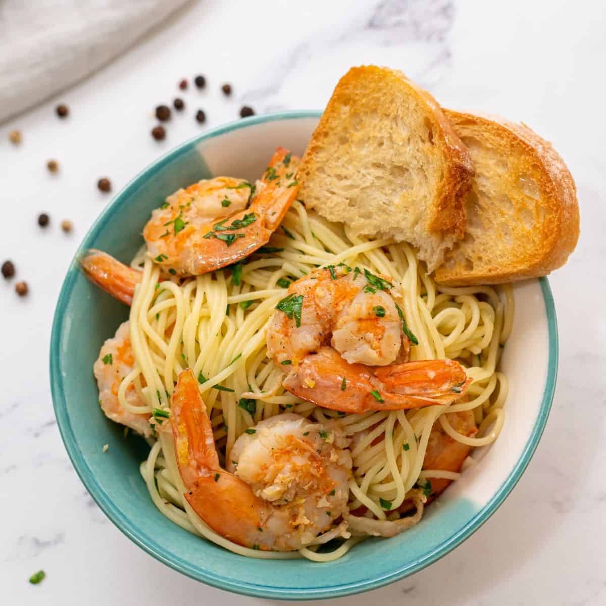 Shrimp Scampi With Angel Hair Pasta • Now Cook This!
