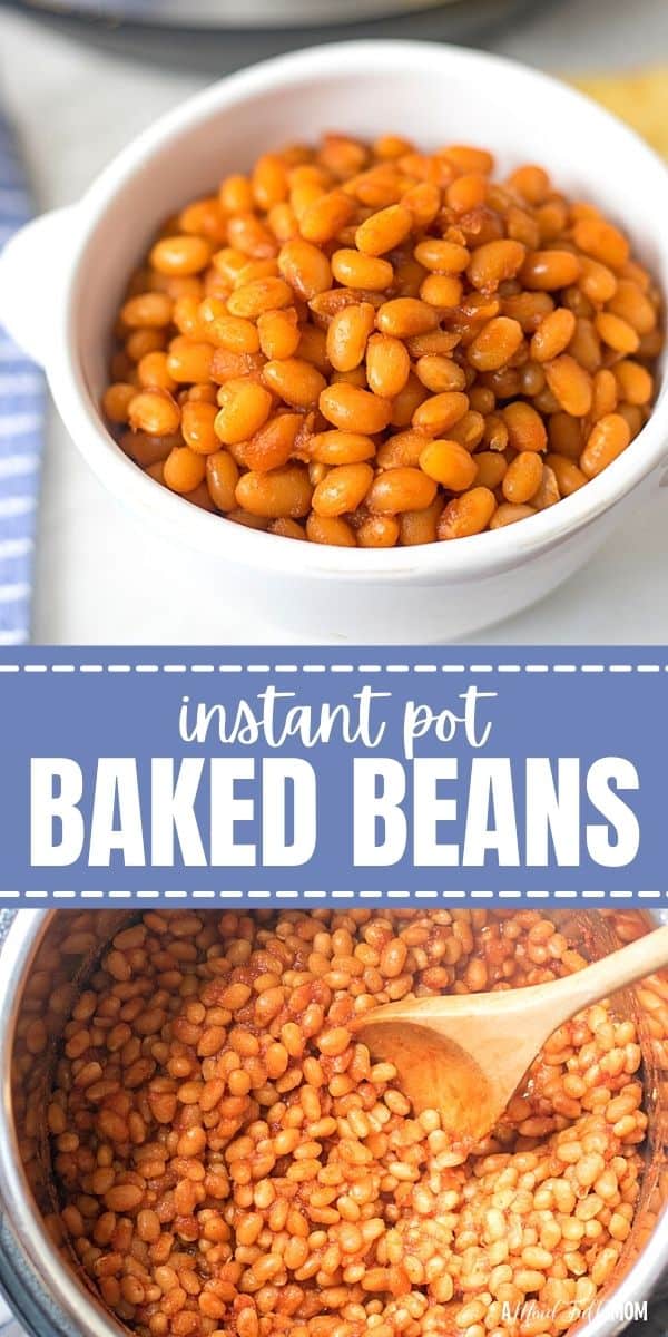Tested, tried, and true, these Easy Instant Pot Baked Beans are the best! Made with dried beans and a rich maple sauce, these baked beans are irresistible and incredibly easy to make!