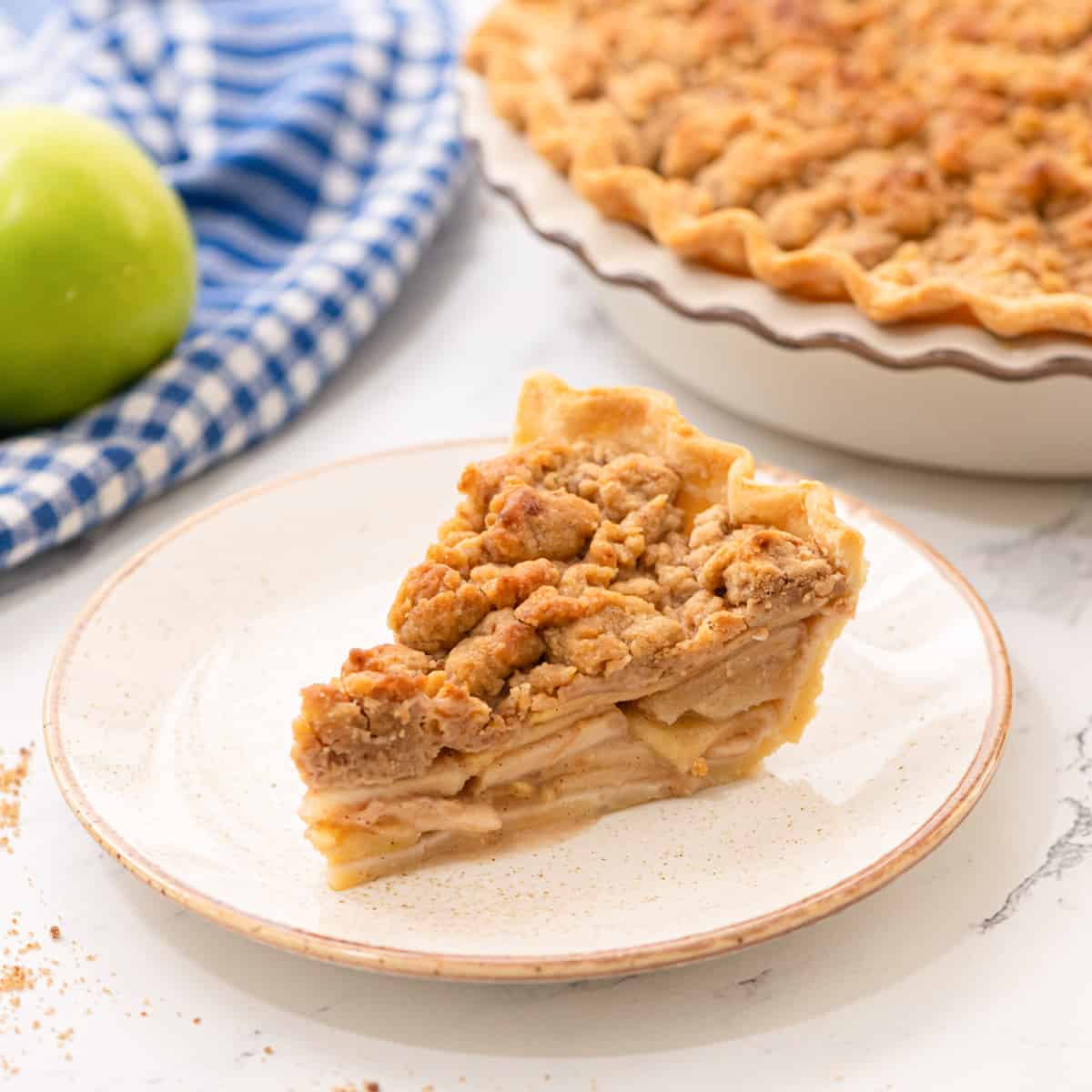 Deep Dish Apple Pie from Scratch