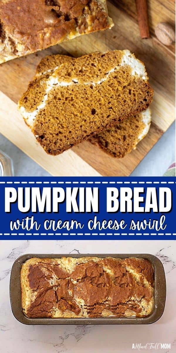 This recipe for Healthy Pumpkin Bread is tender, naturally sweetened, spiced to perfection, and features a delicious cream cheese swirl for the ultimate twist on a classic recipe.