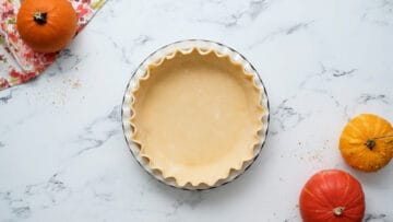 Prepared pie crust in 9-inch pie plate.