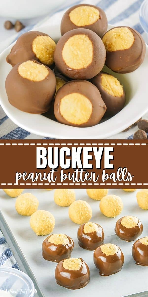Whether you call them buckeyes or peanut butter balls, this peanut butter chocolate candy is a favorite no-bake treat.