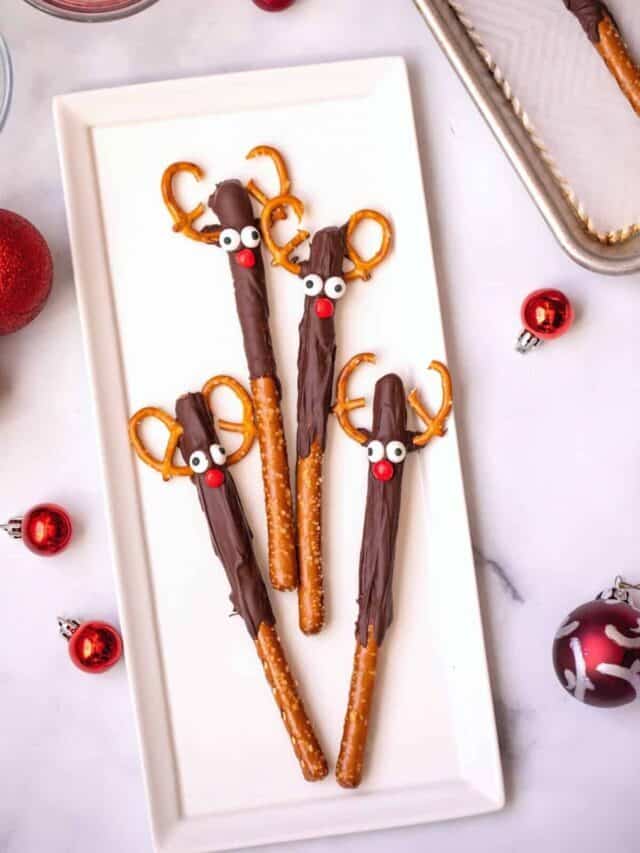 Reindeer Pretzels