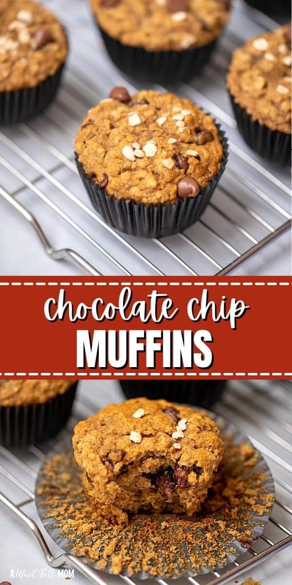 Made with whole grains and naturally sweetened, these Chocolate Chip Muffins may be more wholesome than most recipes, but they are still light, tender, and loaded with chocolate chips! They make a delicious healthy snack or can be a part of a wholesome breakfast. Gluten-Free and Vegan modifications included.