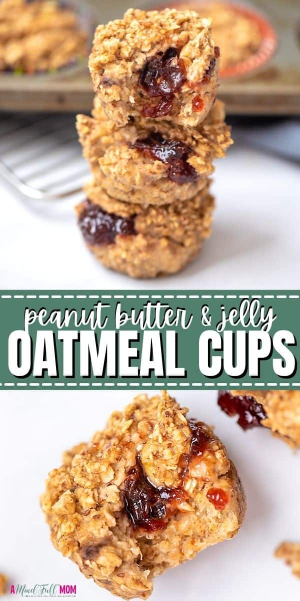 Made with peanut butter and studded with jelly, these Baked Oatmeal Cups are a delicious spin on a classic PB & J sandwich. These Baked Oatmeal Cups make an easy, healthy, and delicious, breakfast. Dairy-free and egg-free modifications included.