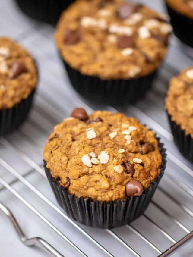 Healthy Chocolate Chip Muffins