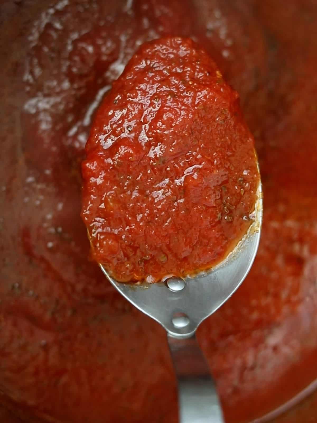 Spoonful of Spaghetti Sauce.