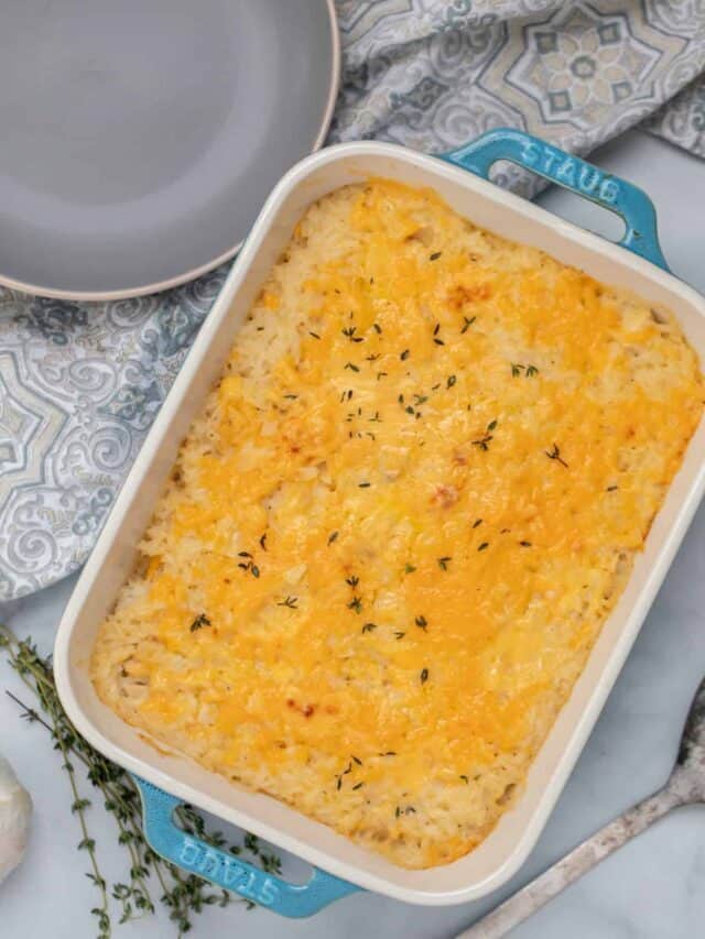 Cheesy Chicken & Rice Casserole