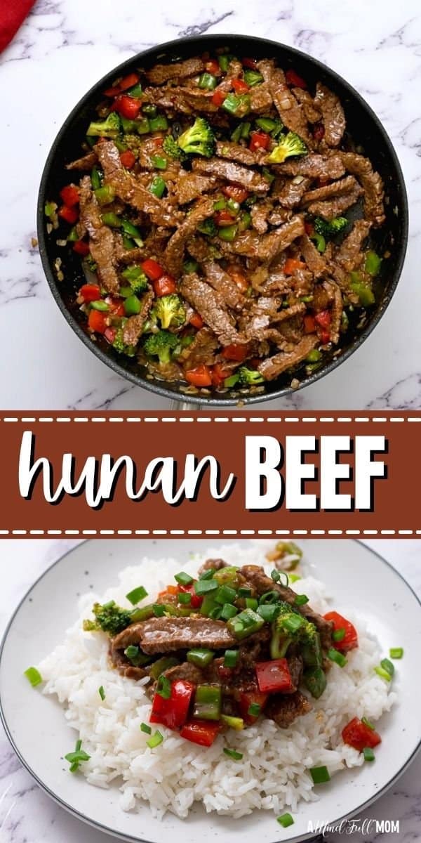 Made tender flank steak, fresh vegetables, and a tangy, slightly spicy Hunan sauce, this recipe for Hunan Beef is a healthier spin on a favorite Chinese-American take-out dish.