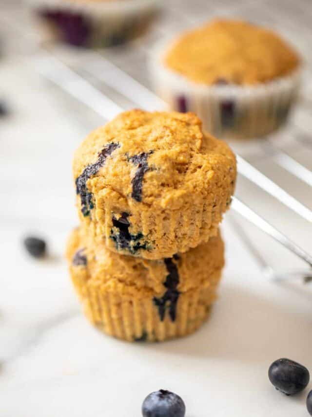 Healthy Blueberry Muffins