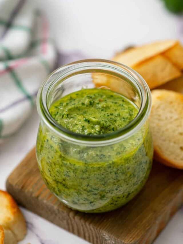 Homemade Basil Pesto