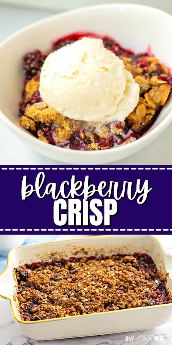 Buttery, crispy oat topping to the juicy, plump sweet berries, this Blackberry Crisp is easy to make and downright divine.