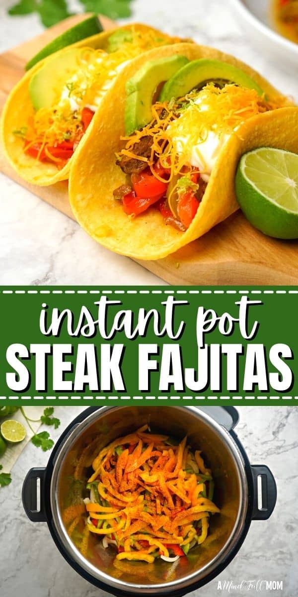 Skip the smoking skillet and effortlessly make delicious Instant Pot Steak Fajitas using an inexpensive cut of beef and the Instant Pot. This recipe for Instant Pot Fajitas comes together fast to create a flavorful family meal. 