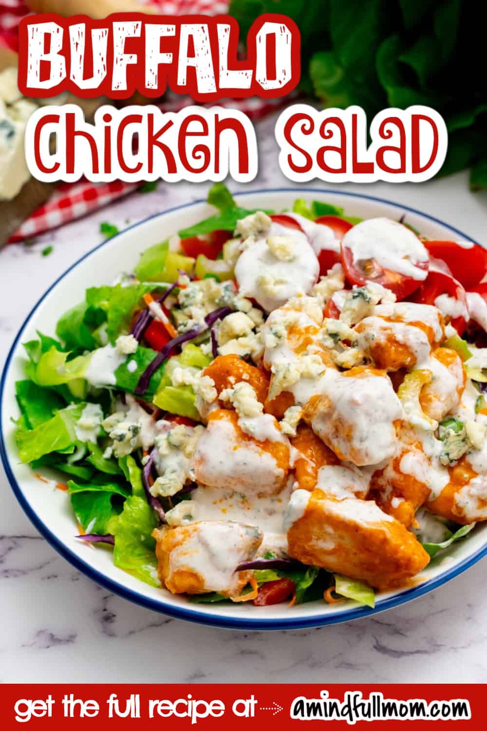Easy Restaurant-Quality Buffalo Chicken Salad | A Mind 