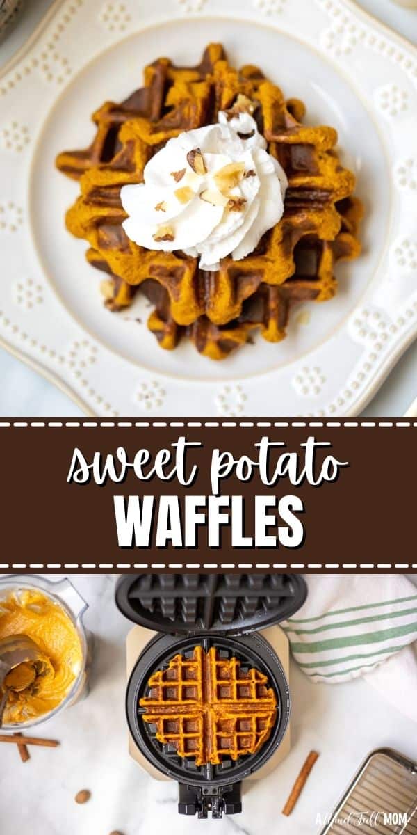 From the warming spices to the crispy edges to the fluffy interior, be prepared to fall in love with this recipe for Sweet Potato Waffles. This waffle batter is made in the blender with oats and sweet potato puree creating a delicious waffle that happens to be gluten-free as well!