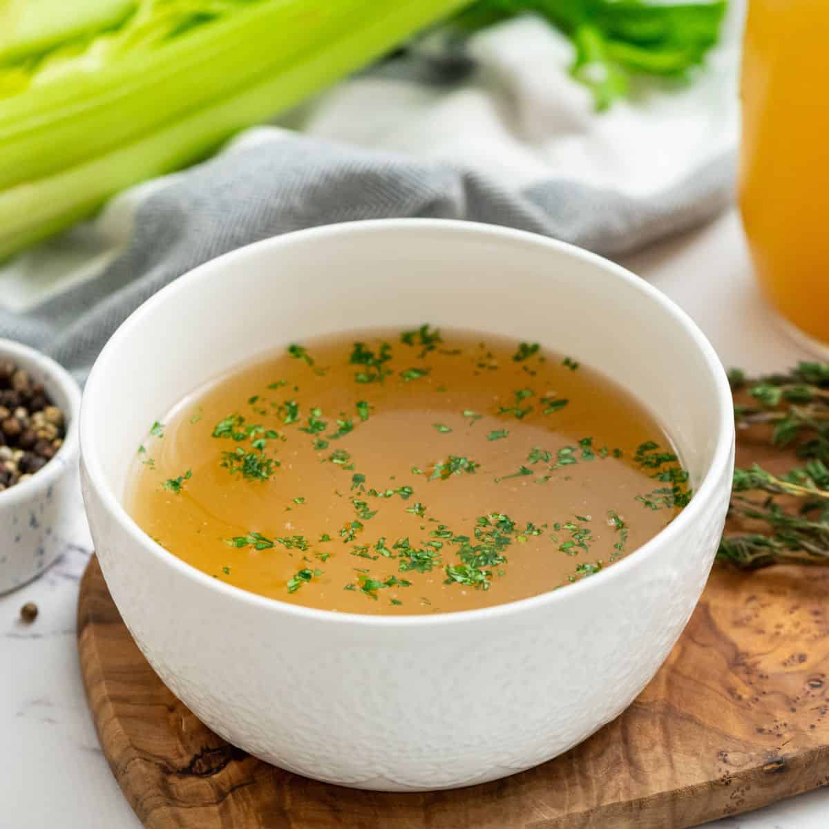 How to Freeze Leftover Chicken Broth or Stock