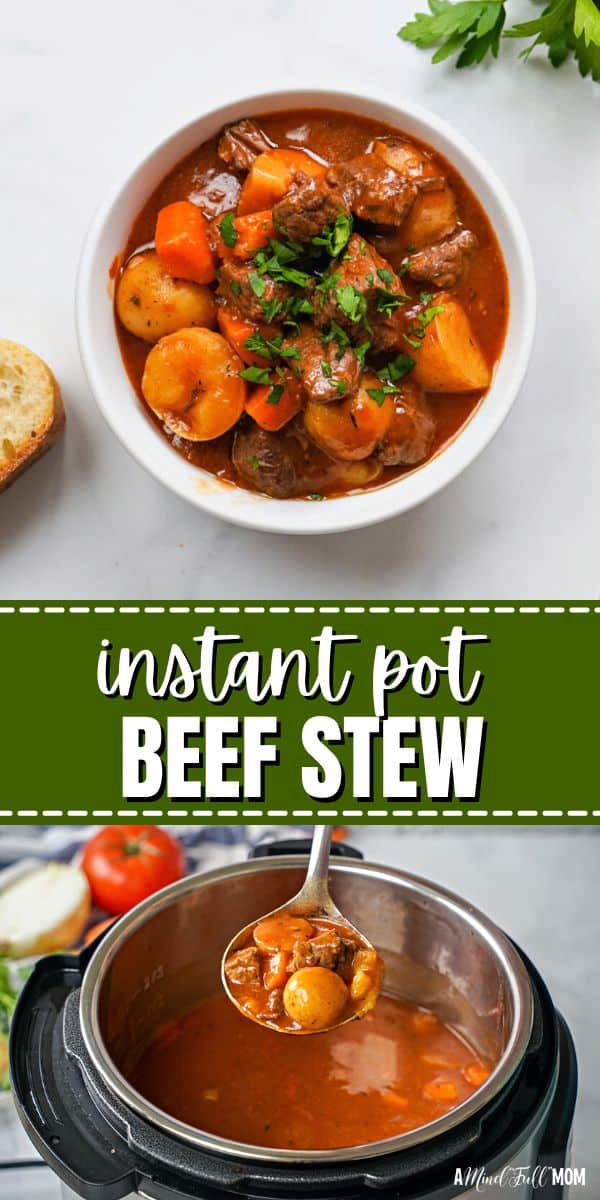 Made with tender beef, potatoes, carrots, and a rich, flavorful broth, this recipe for Instant Pot Beef Stew delivers classic beef stew in record time.