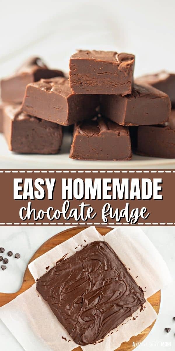 Made in the microwave with just 4 ingredients, this easy fudge recipe turns out creamy, rich, and perfectly sweet every time.