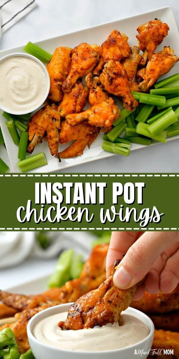 Ready in less than 30 minutes, Instant Pot Buffalo Chicken Wings are the most tender and flavorful chicken wings you will ever have. They are the perfect easy appetizer recipe to prepare for watching football or when entertaining. 