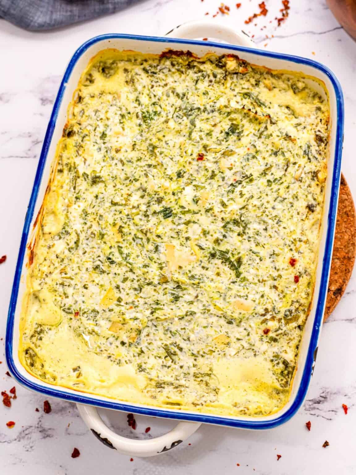 Healthy Spinach Artichoke Dip A Mind Full Mom