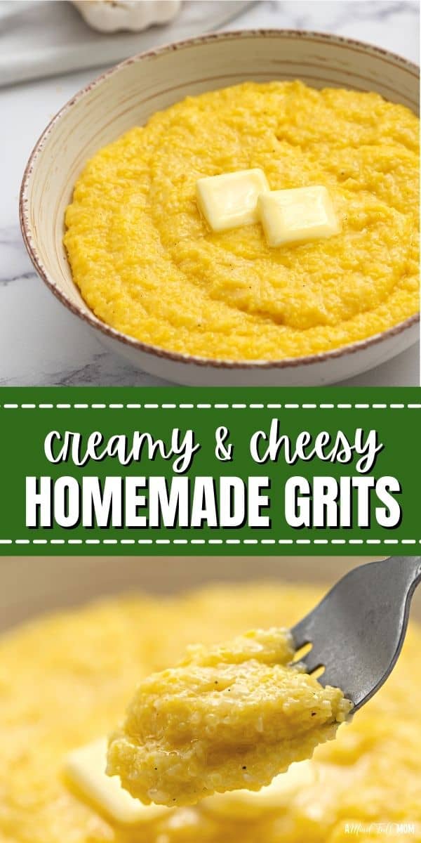Made with stone-ground grits, butter, cream, and cheese, this recipe for creamy, cheesy grits is the ultimate recipe for homemade grits. 