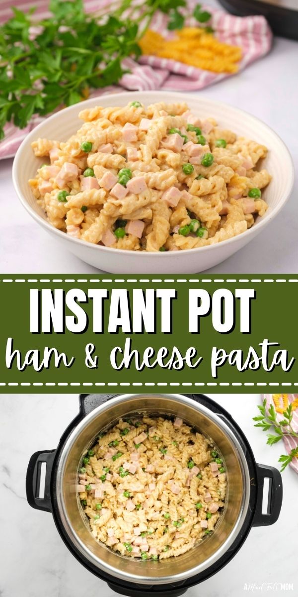 
Made with perfectly cooked pasta in a rich, cheesy sauce studded with savory ham and peas, this recipe for Instant Pot Ham and Cheese Pasta makes an incredibly simple family-favorite meal. 
