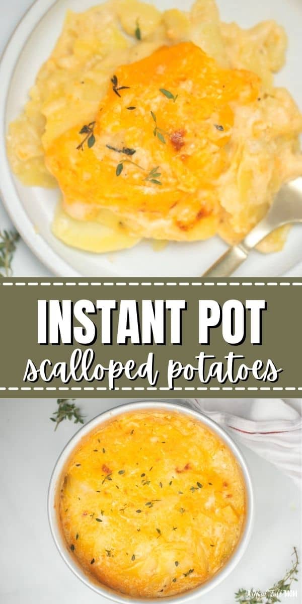 Instant Pot Scalloped Potatoes are an easy, creamy, rich potato side dish that is impressive enough for a holiday meal, yet easy enough to prepare any night of the week. 