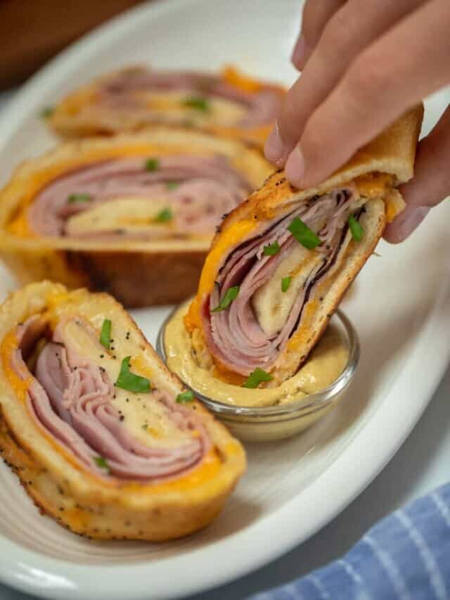Ham and Cheese Stromboli