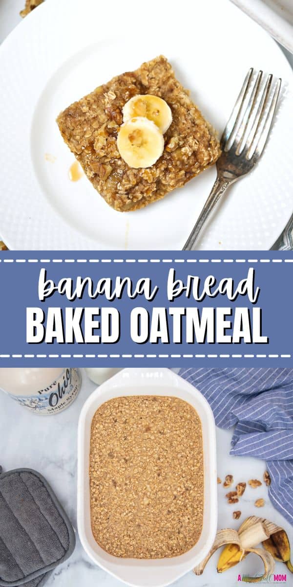 This Baked Banana Oatmeal combines the hearty, healthy goodness of oatmeal with the sweet, decadent flavors of banana bread to create an outrageously delicious, satisfying breakfast. 