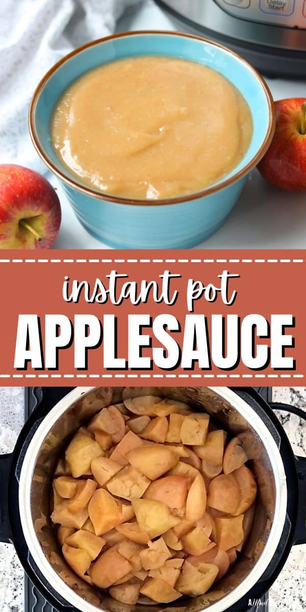 Instant Pot Applesauce is the easiest, fastest way to prepare delicious homemade applesauce! This recipe for no-peel, naturally sweetened applesauce comes together with minimal effort to deliver the best-tasting homemade applesauce.  
