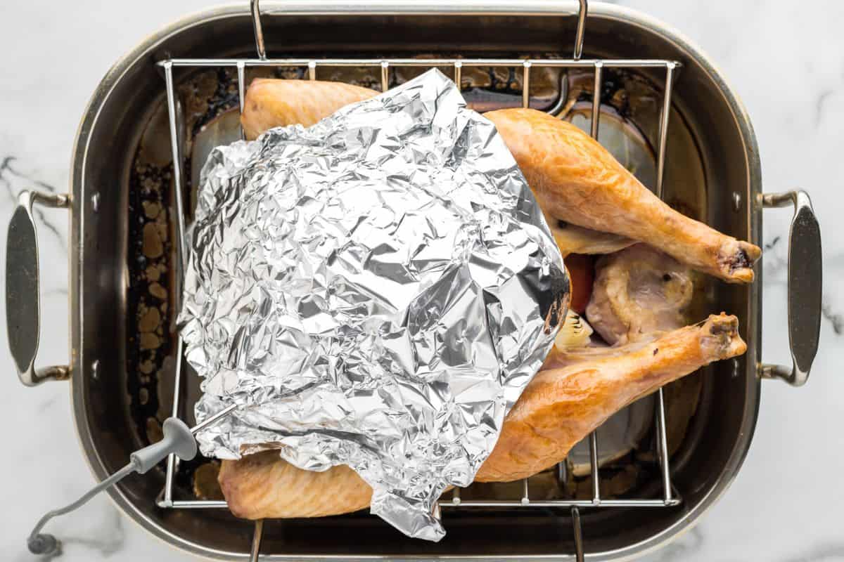 Should You Cover Turkey With Foil?