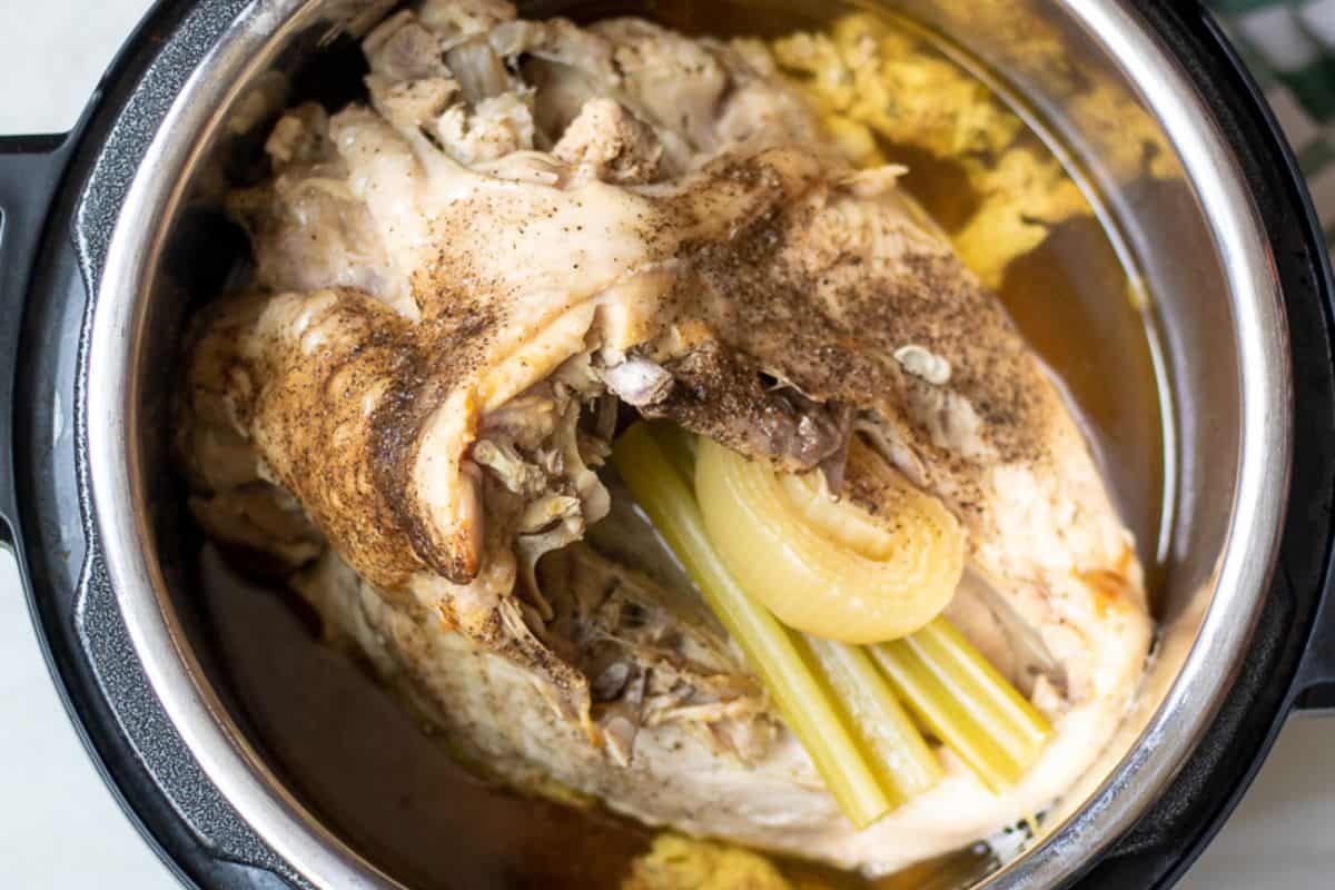 Thawed turkey breast in instant pot hot sale