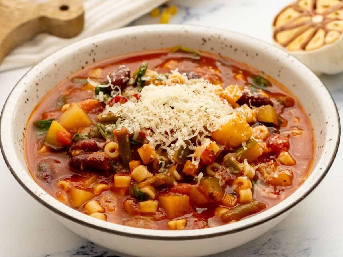 Slow-Cooker Italian Vegetable Soup {Gluten-Free, Dairy-Free